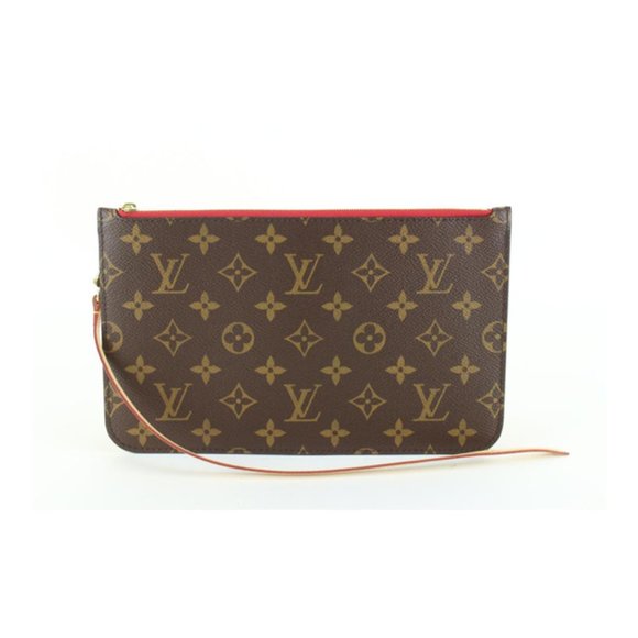 Louis Vuitton Handbags - Louis Vuitton Cherry Red Monogram Neverfull Pochette GM or MM 13lz89s